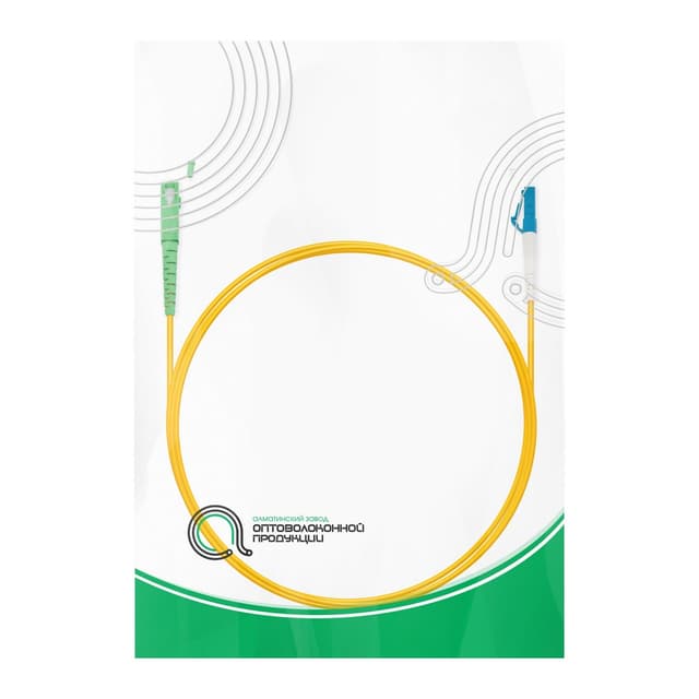 Патч корд оптоволоконный,, SC/APC-LC/UPC SM 9/125 Simplex 2.0мм 1 м, LSZH