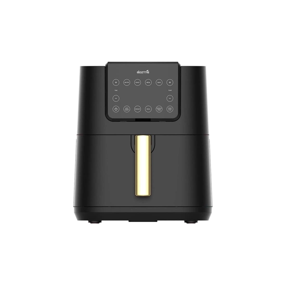 Аэрофритюрница, Deerma, Air Fryer DEM-KZ120W, Объем чаши 7.5 л, Мощность 1700 Вт, Таймер, Черный