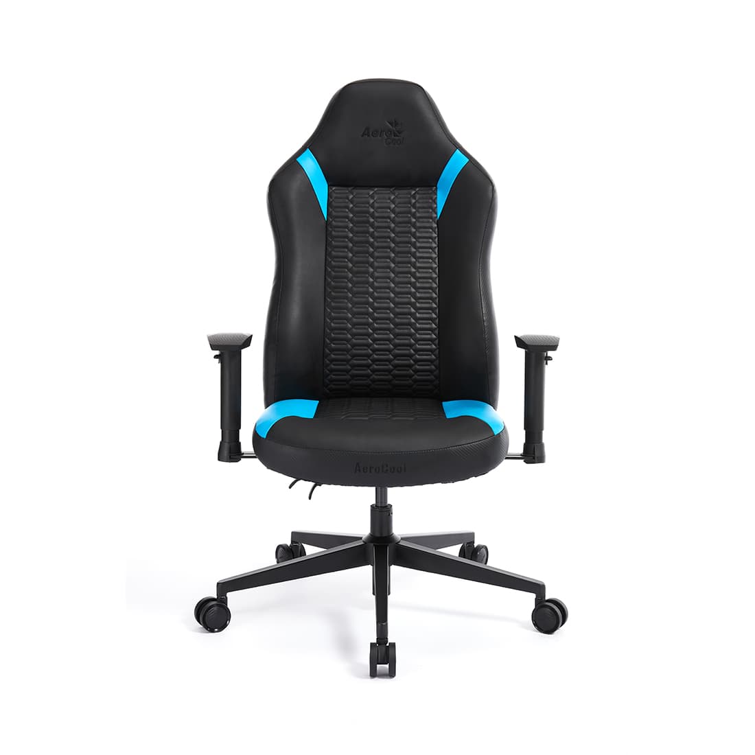 Игровое компьютерное кресло, Aerocool, CROWN Smart Racer Blue, Искусственная кожа PU AIR, (Ш)65*(Г)70*(В)122 (132) см, Черно-Синий