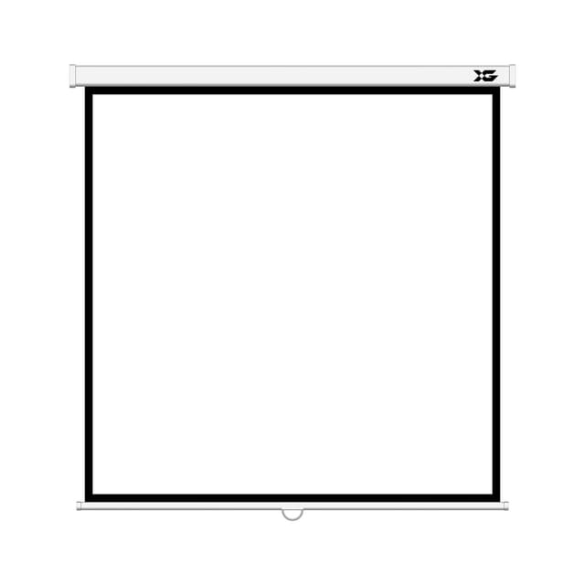 Экран, XG, DLS-M244W, Настенный/потолочный, Рабочая поверхность 236х236 см., 1:1, Matt white, Белый