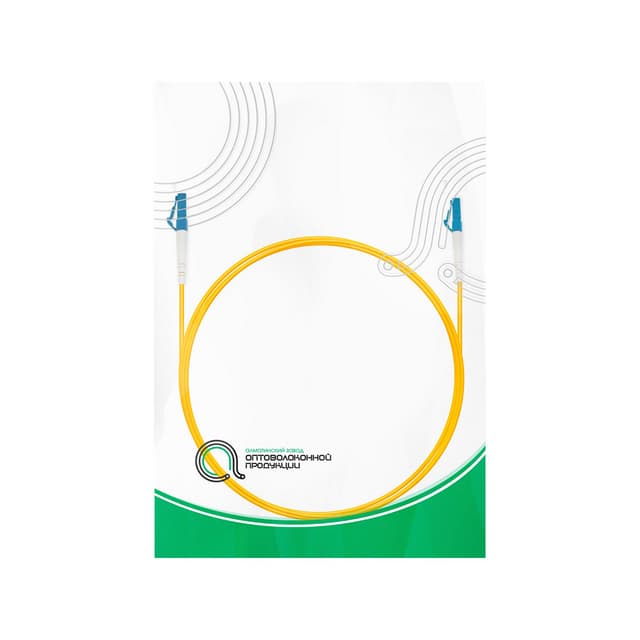 Патч корд оптоволоконный,, LC/UPC-LC/UPC SM 9/125 Simplex 3.0мм 1 м, LSZH