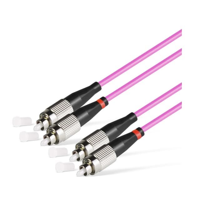 Патч корд оптоволоконный,, FC/UPC-FC/UPC MM OM3 50/125 Duplex 3.0мм 1 м, LSZH