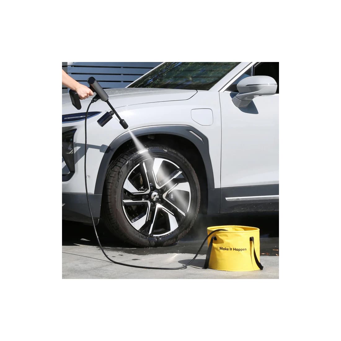 Мойка высокого давления, HOTO, 20V Pressure Washer Pro QWXCJ002, Максимальное давление: 20 Бар, Напряжение аккумулятора: 18 В, 84х244х545мм, Вес: 1,5 кг, Насадка 6 в 1, Черный