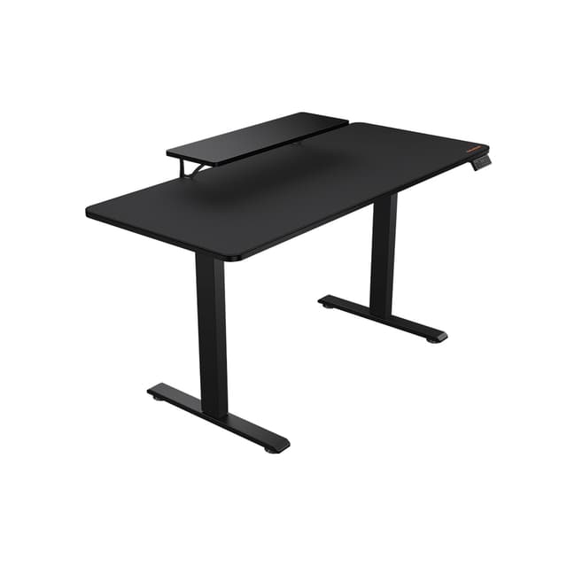 Компьютерный стол, Cougar, E-Star 140 , Поверхность - ДСП, Основание - сталь, 140*60*72(117) см, Панель управления высотой, 2 программируемые настройки памяти, Чёрный