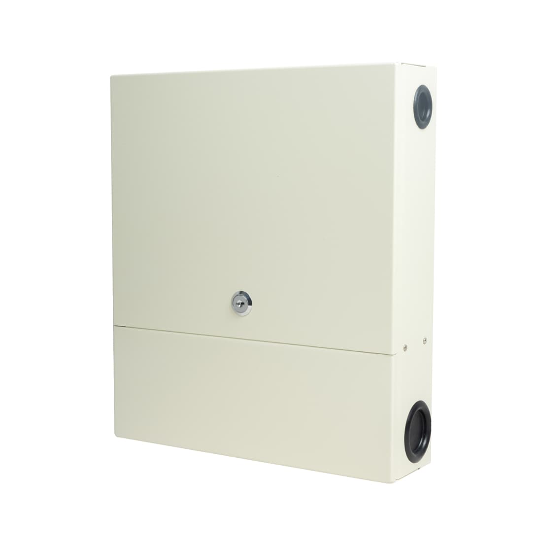 Оптический кросс укомплектованный,АЗОП, OWB24, 24 порта SC/UPC Simplex, Настенный, Металл, Серый