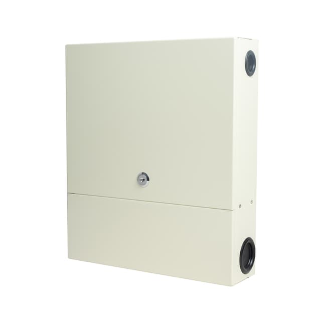 Оптический кросс укомплектованный,АЗОП, OWB24, 24 порта SC/UPC Simplex, Настенный, Металл, Серый