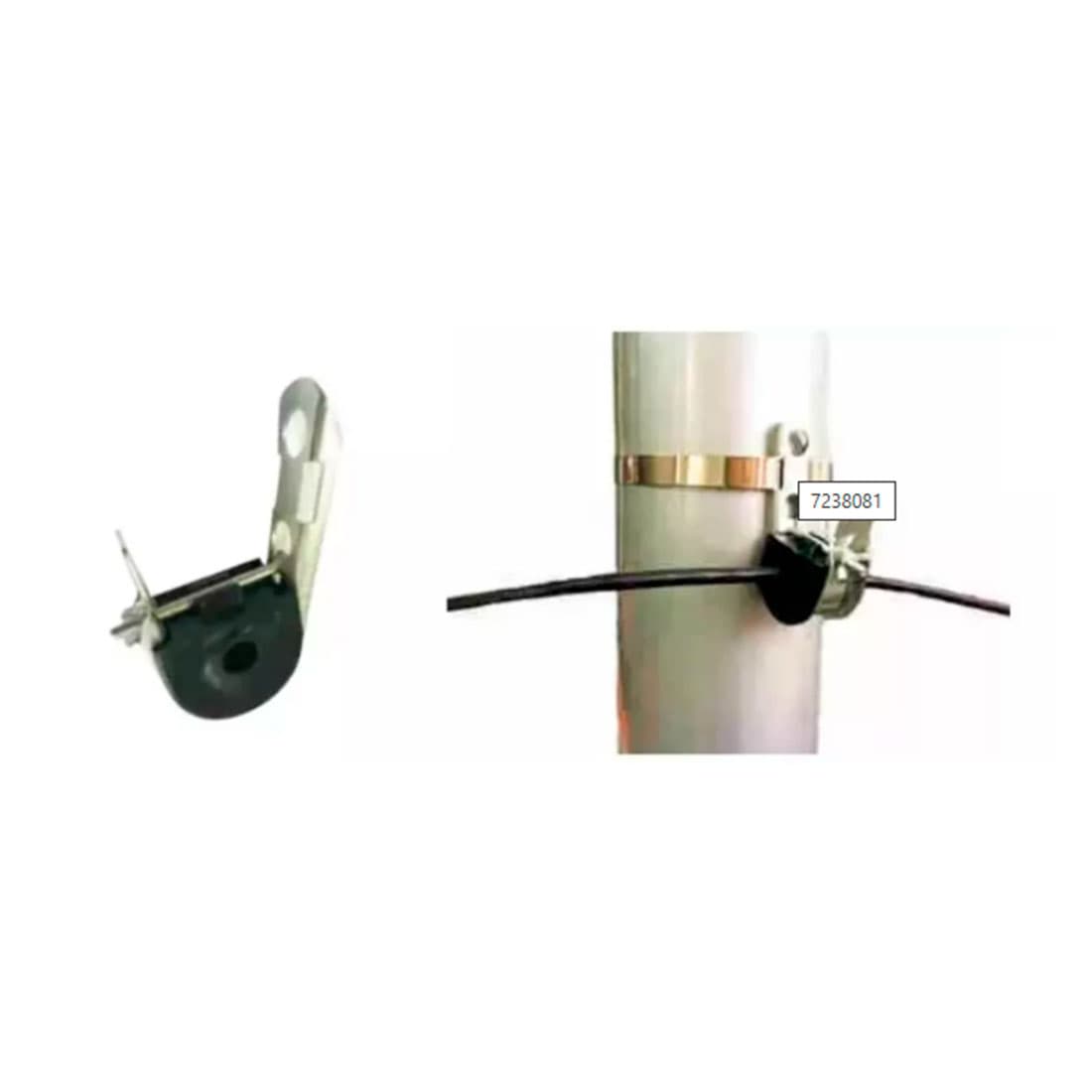 Зажим поддерживающий, А-Оптик, АО НC-8-12, для самонесущего кабеля ADSS