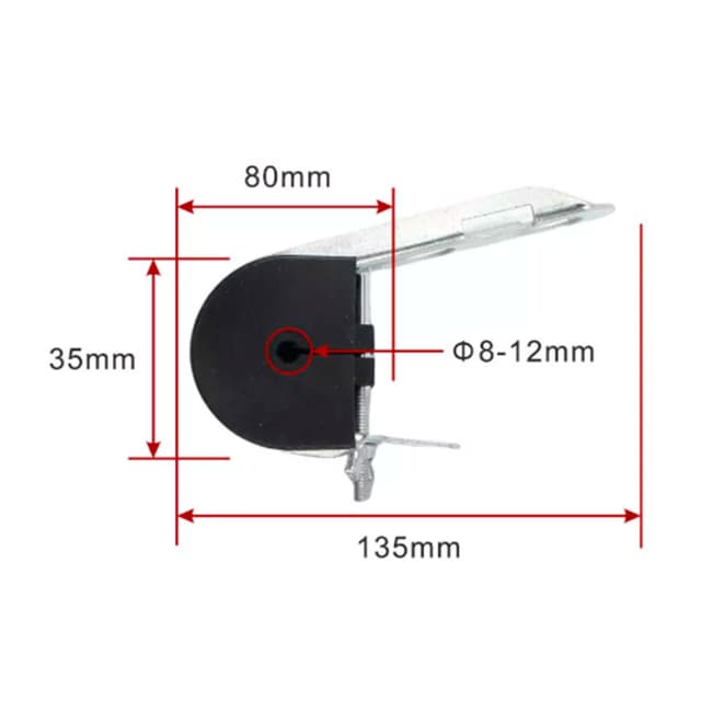 Зажим поддерживающий, А-Оптик, АО НC-8-12, для самонесущего кабеля ADSS