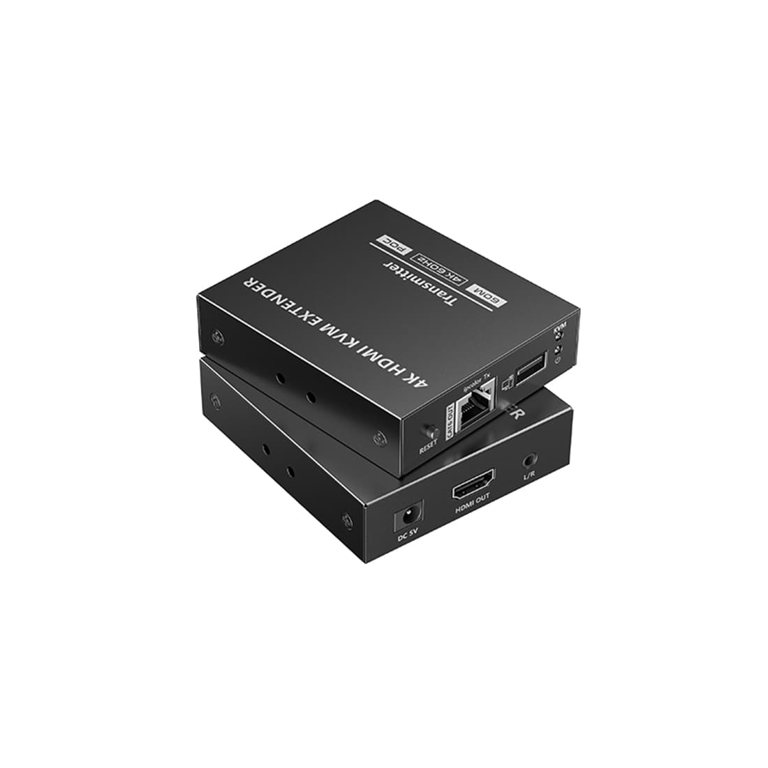 Удлинитель HDMI + KVM (POC), Lenkeng, LKV565KVM-P, (4K, 60m)