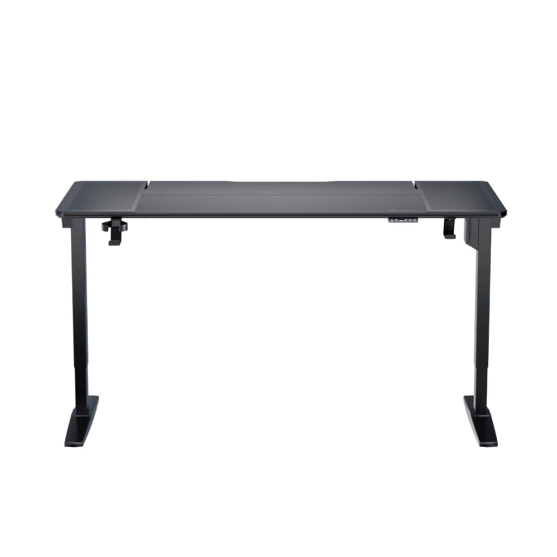 Компьютерный стол, ThunderX3, LAB-X, Поверхность - закалённое стекло, Основание - сталь, 170*75*70(120) см, Панель управления высотой, 2 программируемые настройки памяти, В комплекте коврик для мыши из закалённого стекла, держатель для наушников, лоток для кабеля, подстаканник, 2 коробки ( в комплекте столешница+стальное основание), Чёрный