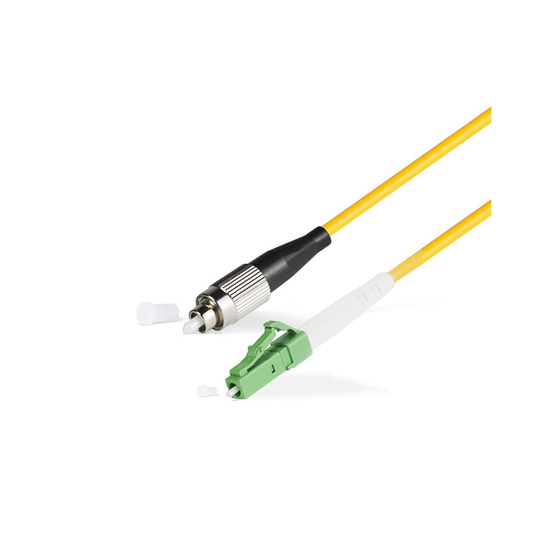 Патч корд оптоволоконный,, FС/UPC-LC/APC SM 9/125 Simplex 3.0мм 1 м, LSZH