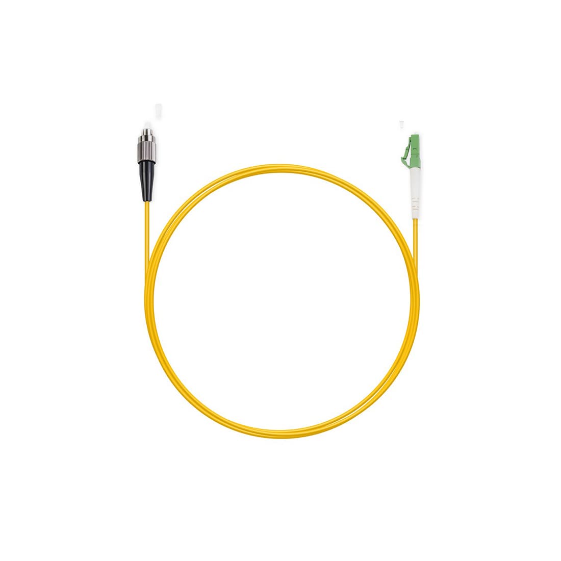 Патч корд оптоволоконный,, FС/UPC-LC/APC SM 9/125 Simplex 3.0мм 1 м, LSZH