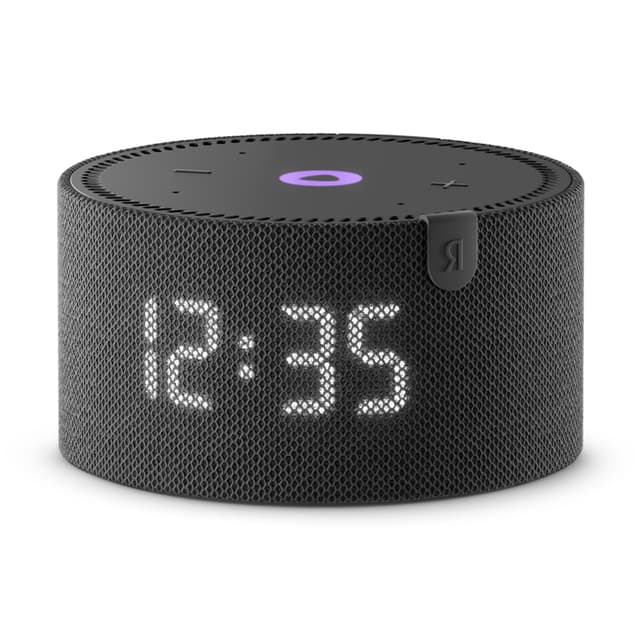 Умная колонка, Яндекс, YNDX-00020K, Яндекс Станция Мини с часами, 10Вт, 1 динамик, 4 микрофона, 150–20 000 Гц, Wi-Fi (2,4–5 ГГц), Bluetooth 5.0, AUX OUT, черный оникс