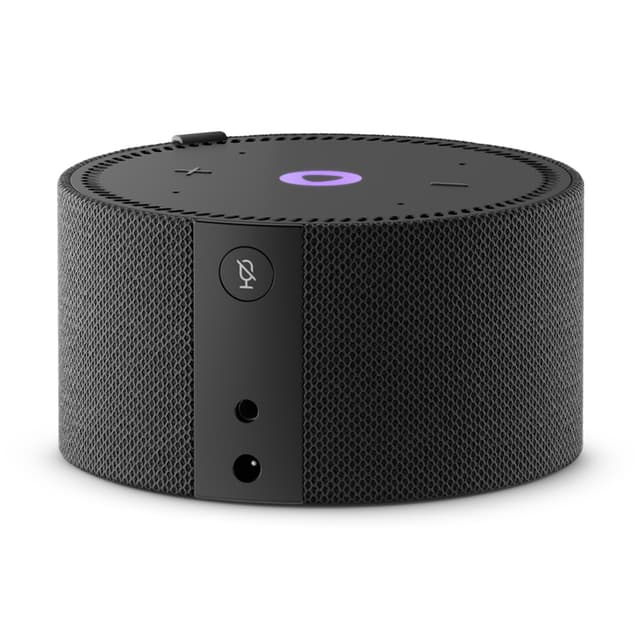 Умная колонка, Яндекс, YNDX-00020K, Яндекс Станция Мини с часами, 10Вт, 1 динамик, 4 микрофона, 150–20 000 Гц, Wi-Fi (2,4–5 ГГц), Bluetooth 5.0, AUX OUT, черный оникс