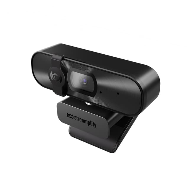 Веб-Камера, Streamplify, CAM-MINI-FHD-2M60-BK, 1920x1080, 2.0Mpx, 80 градусов, USB 2.0 Type A, Микрофон, Автофокус, Кабель: 150см, Крепление: зажим, Черный