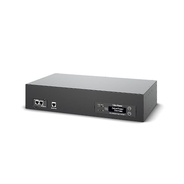 Блок распределения питания, ATS CyberPower PDU32SWHVCEE18ATNET (240В) , Входной разъем IEC 60309 32A x 2, Выходной разъем IEC C19 x 2/IEC C13 x 16, Длина кабеля 3,05 м, Высота: 2U