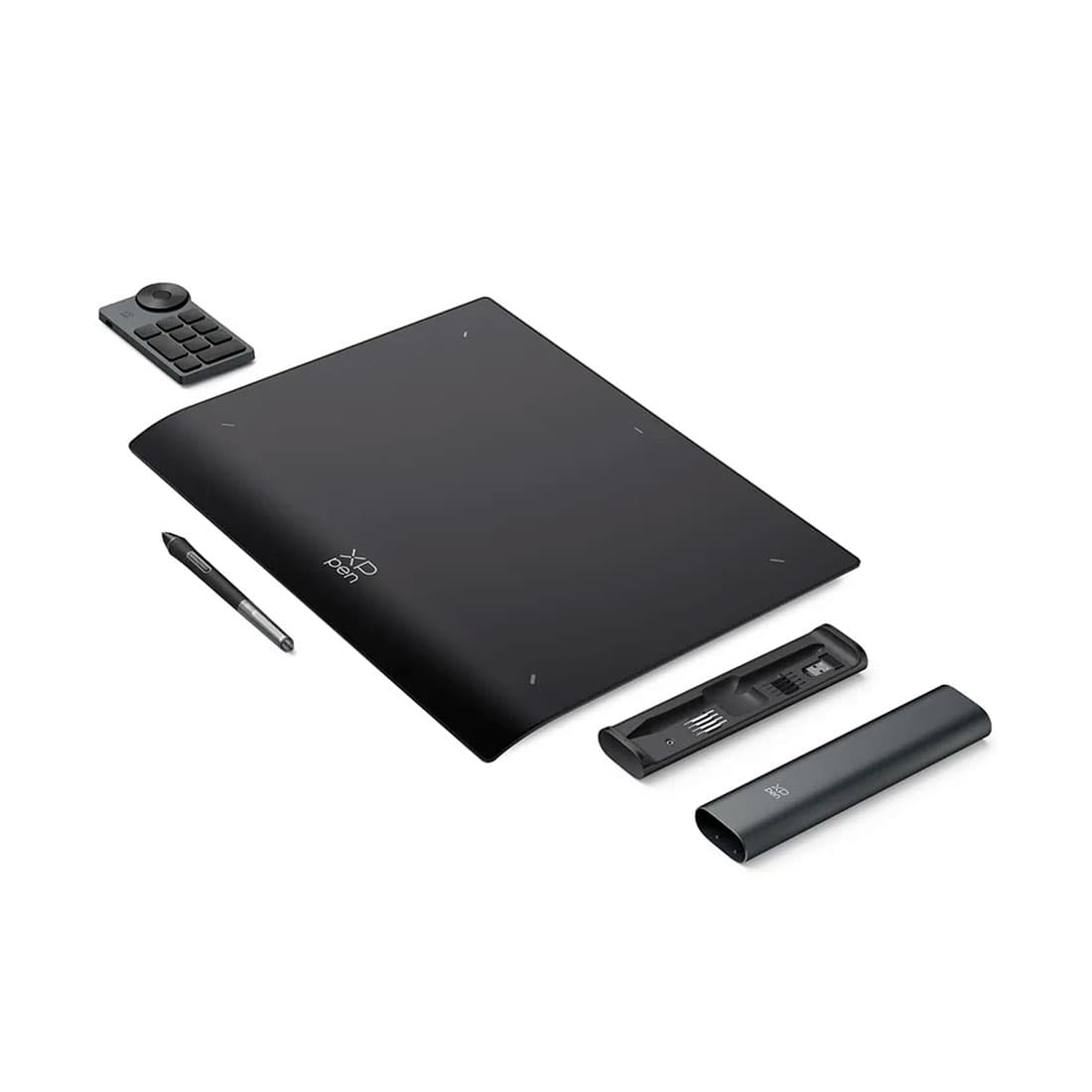 Графический планшет, XP-Pen, Deco Pro MW (Gen 2) MT0962B_ACK05, Разрешение 5080 lpi, Чувствительность к нажатию 16384, Интерфейс USB-C, Рабочая область 9 x 6 мм.,Черный+серый