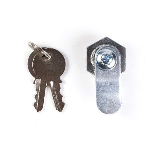 Замок металлический с ключом, Deluxe, MS403, 18*16 (замок+язычок+ключ)