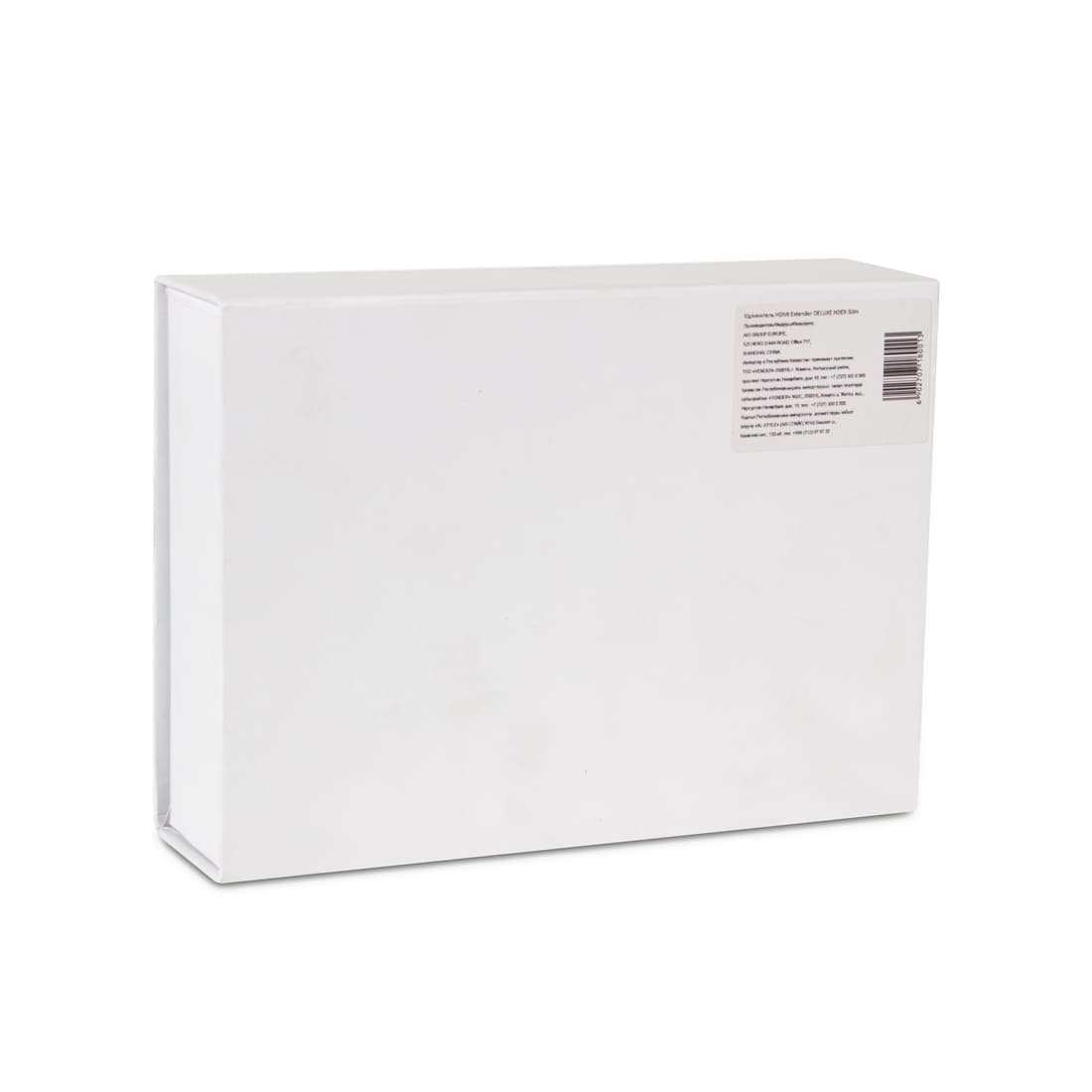 Удлинитель, DELUXE, HDEX-50m, Передатчик-приёмник HDMI сигнала, Дистанция до 50м по Cat5e/6, Разрешение до 1080p, Поддержка 3D, Поддержка аудио Dolby true-HD и др., Чёрные, Белая коробка.