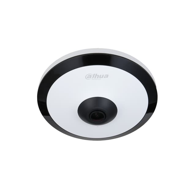 IP видеокамера, Dahua, DH-IPC-EW5541P-AS, fisheye, CMOS-матрица 1/2,7" progressive, Механический ИК-фильтр, ИК-подсветка - до 10 м, Функция день/ночь, 5.0 мега., 0.1 лк/F=2.0, Объектив: f=1.4 мм, WDR, Скор. записи: до 30 к/c (2688x1520), PoE, 12VDC