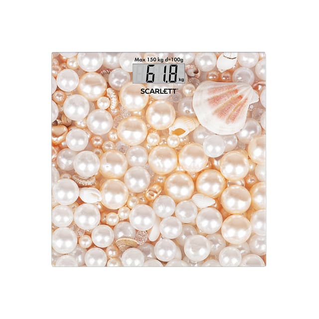 Весы, Scarlett, SC-BS33E085, Электронные, Материал корпуса стекло, Максимальный вес 180 кг, Автоматическое включение/выключение, Тип батарейки CR2032