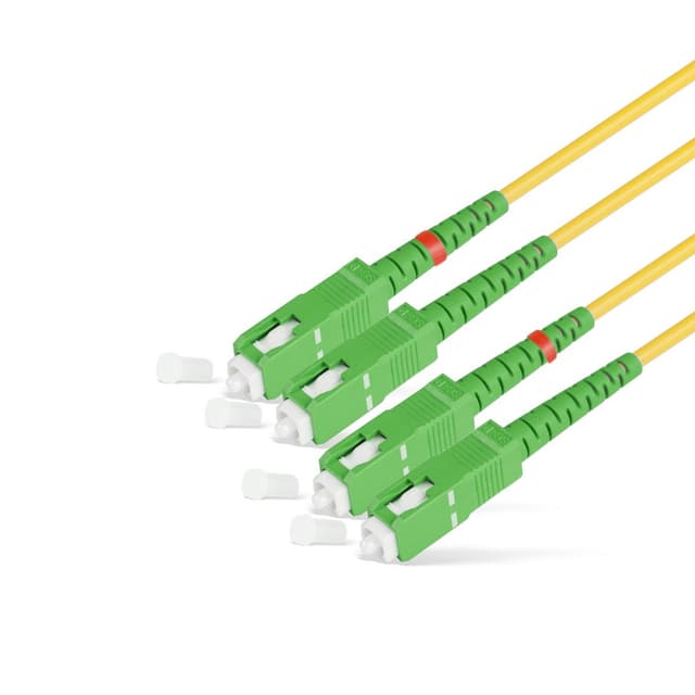 Патч корд оптоволоконный,, SC/APC-SC/APC SM 9/125 Duplex 3.0мм 1 м, LSZH