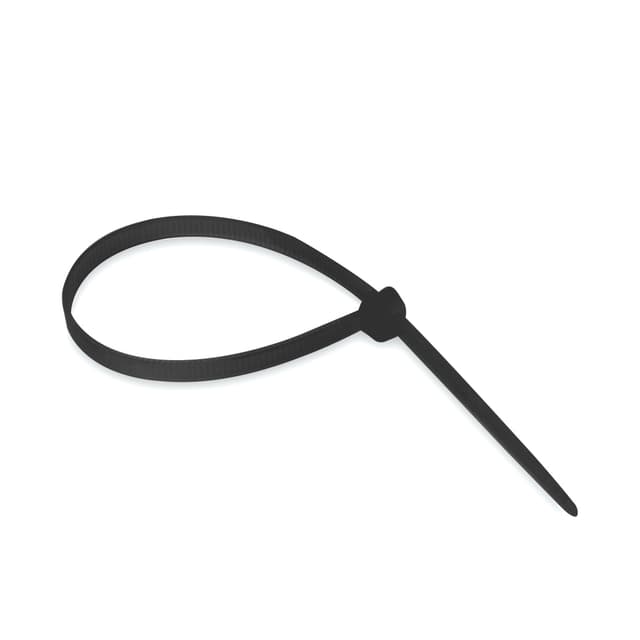 Хомут нейлоновый, Deluxe, СП 2.5*100 мм (Ч), чёрный (100 штук в упаковке)
