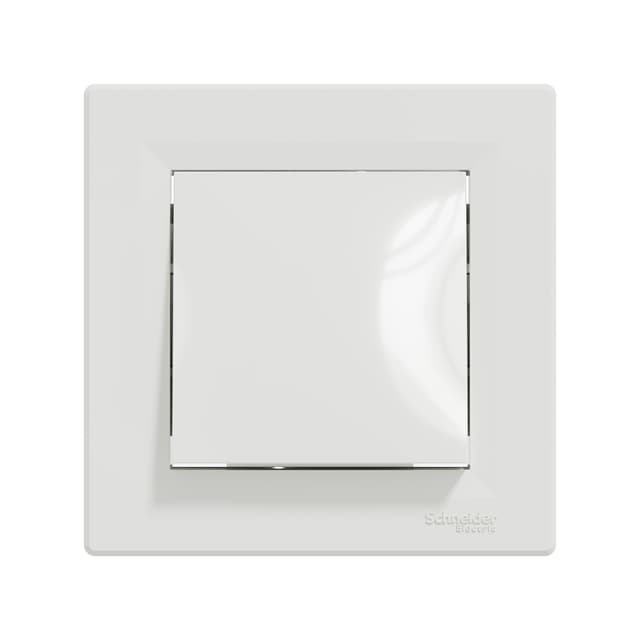 Выключатель одноклавишный , SE, EPH0500121, Asfora перекрестный в сборе белый