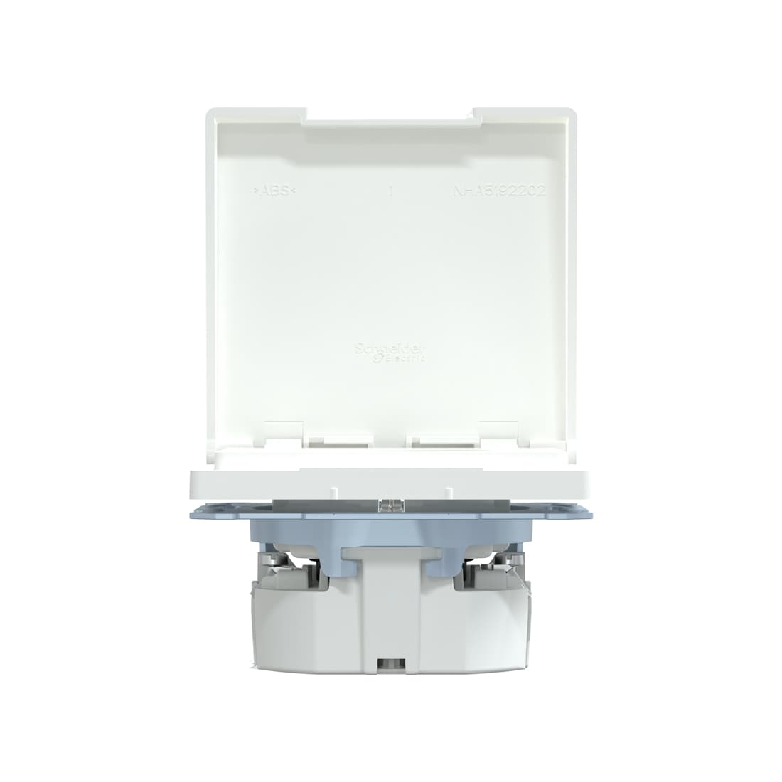 Розетка, MERTEN, MTN2314-6035, D-Life 16А с з/к с крышкой IP44 белый лотос