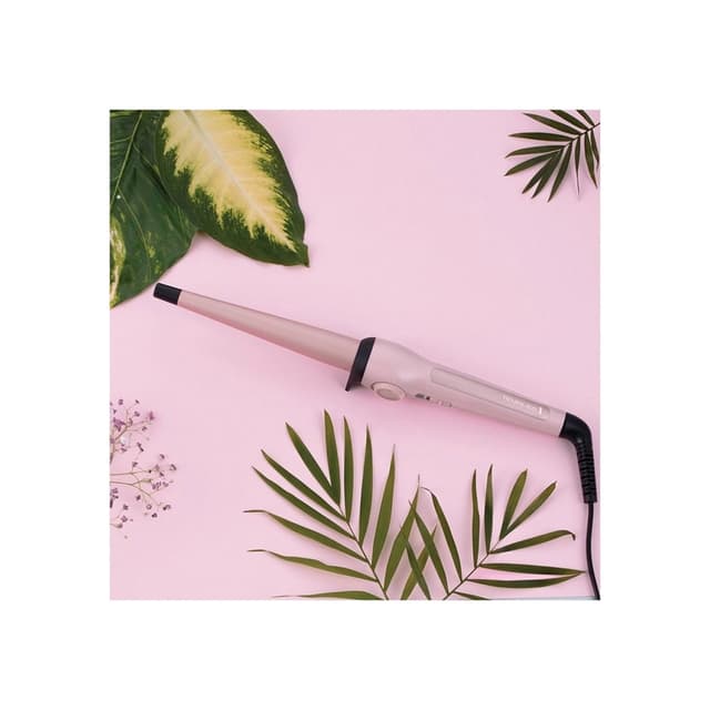 Плойка конусная, Remington, CI5901, Материал покрытия керамика с кокосовым маслом, Питание от сети, Форма (только для плоек) конусная, Размер нагревательного элемента13-25 мм, Количество режимов 8