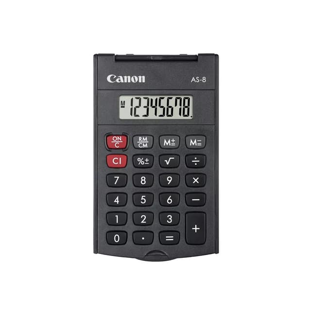 Калькулятор, Canon, AS-8, 4598B001AA