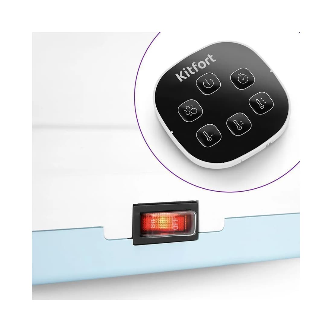 Гидромассажная ванна для ног, Kitfort, КТ-5904, Мощность 505 Вт, Ёмкость ванны 8 л, Температура нагрева воды 42,44 и 46 °C, Таймер 20, 30 мин, Автоотключение через 60 мин , Цвет белый