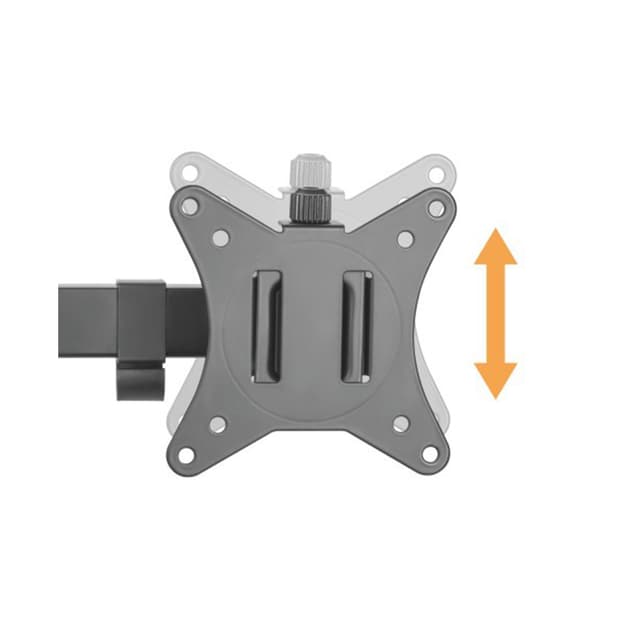 Настольный кронштейн для мониторов, XG, MG-1732D, 17"-32", Нагрузка 2х9 кг., Наклон +/- 45°, Поворот +/- 90°, Вращение монитора +/- 180°, VESA 75x75,100x100