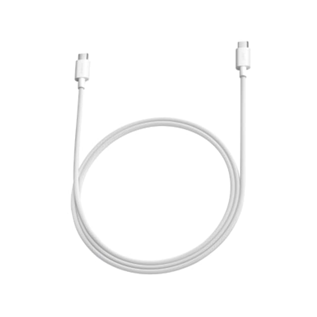 Интерфейсный кабель, Xiaomi, 3A Braided USB-C to USB-C Cable, (L33020), TPE, 100см, Напряжение постоянного тока: 20 ВТ Макс, Сила тока: 3A Макс, Белый