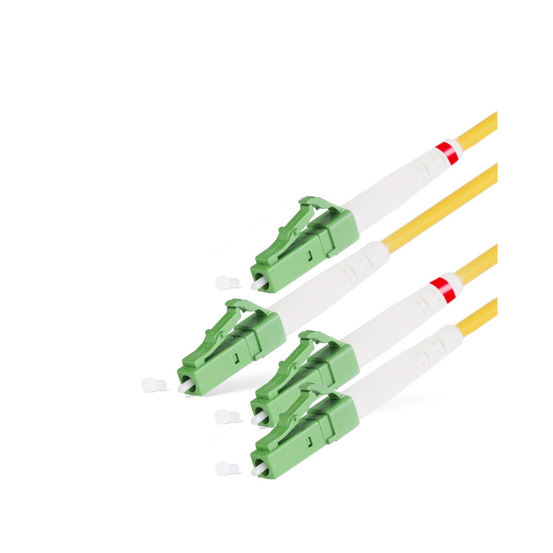 Патч корд оптоволоконный,, LC/APC-LC/APC SM 9/125 Duplex 2.0мм 1 м, LSZH