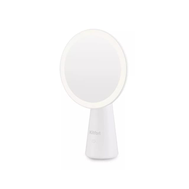 Косметическое зеркало, Kitfort, КТ-3136, Мощность 4 Вт, Цветовая температура подсветки 4250±250 К, Индекс цветопередачи 80, Белый