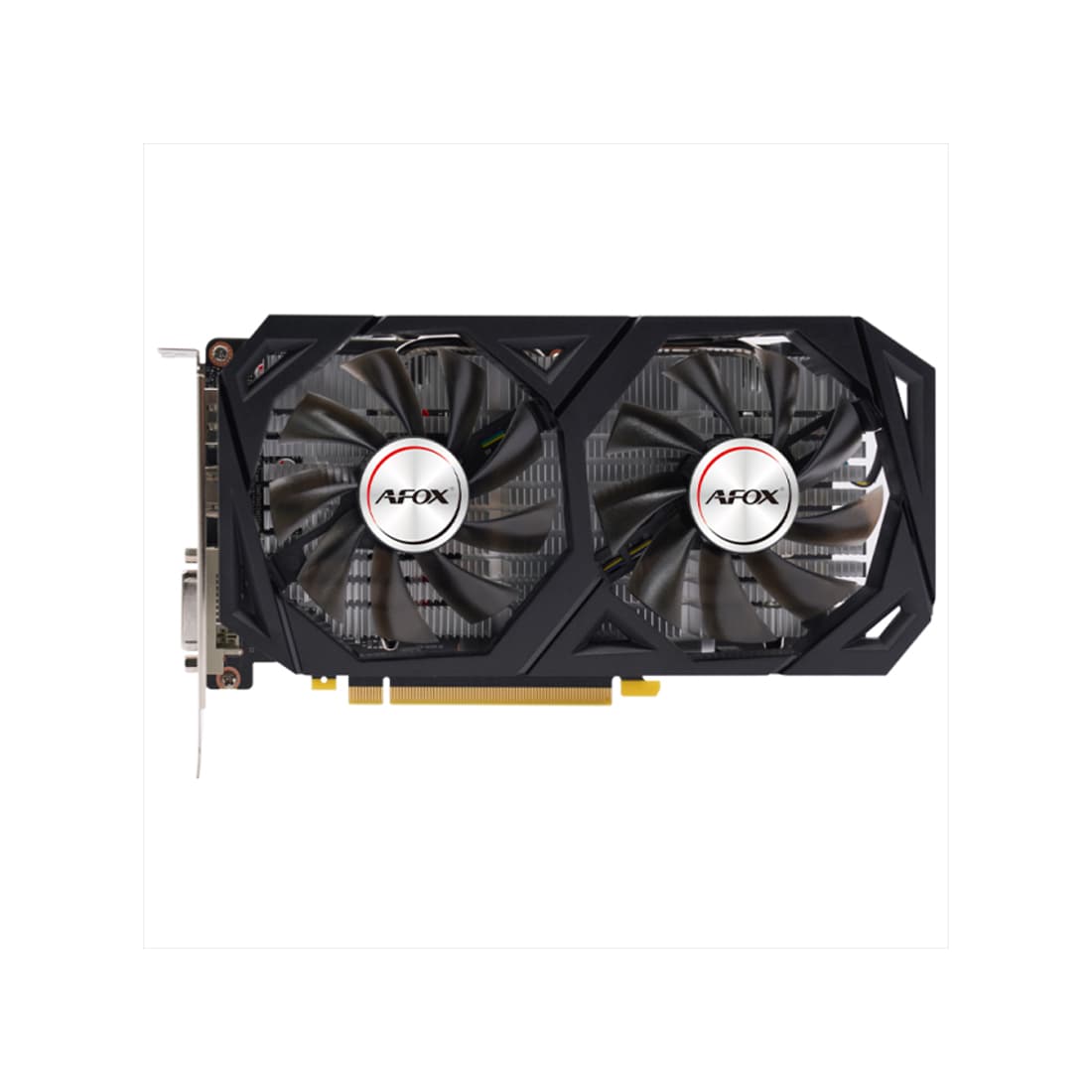 Видеокарта, AFOX, GTX1660Ti 6GB D6 Dual Fan (4897033783590), AF1660TI-6144D6H7-V4, GDDR6, 192bit, DP, HDMI, DVI, 225*130*40 мм, Цветная коробка