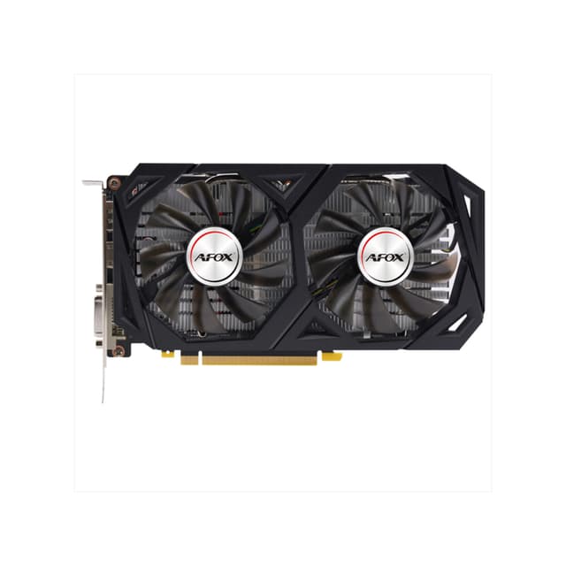 Видеокарта, AFOX, GTX1660Ti 6GB D6 Dual Fan (4897033783590), AF1660TI-6144D6H7-V4, GDDR6, 192bit, DP, HDMI, DVI, 225*130*40 мм, Цветная коробка