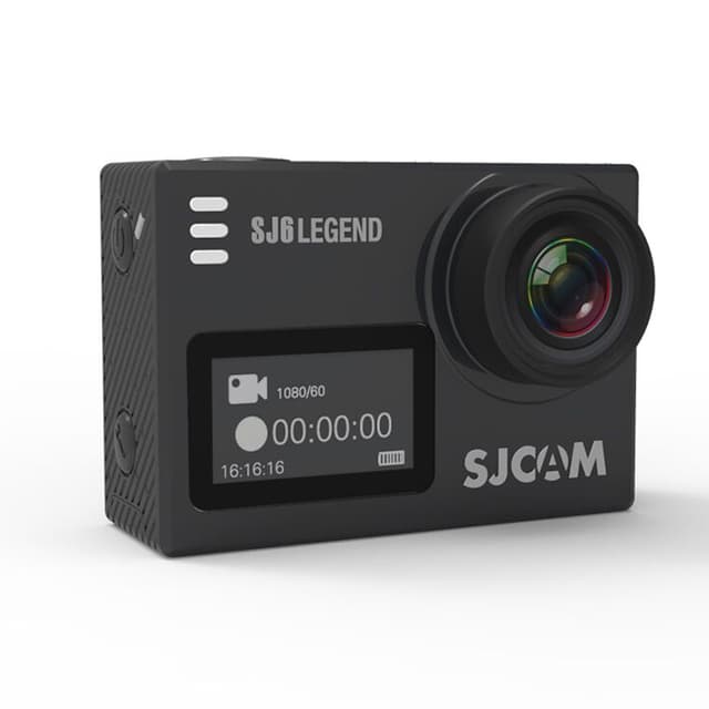 Экшн-камера, SJCAM, SJ6 LEGEND, 4K/30fps, 1080P/60fps, Panasonic MN34120PA 16 МП 166°, Wifi 10 м/ 2.4GHz, Gyro Anti-shake, Slow motion, Чипсет NTK 96660, 1000mAh, 2" сенсорный дисплей, Чёрный