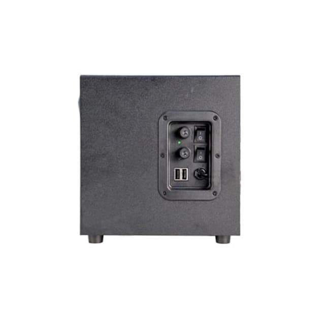 Акустическая система, Microlab, G100BT, 2.1, Bluetooth 5,0, FM радио, LED подсветка, 6 цветов, 20 Гц - 20 кГц, 3,5 мм, USB, SD-карта, Черный