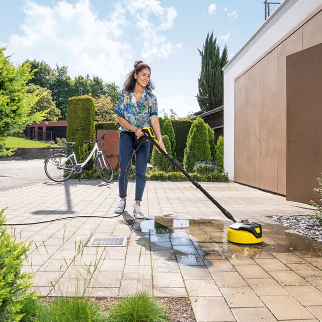 Средство для очистки камня и фасадов, KARCHER, RM 623 (5 л) 6.295-359.0, Легко удаляет сажу, пыль, водоросли, масляно-жировые и атмосферные загрязнения с каменных и алюминиевых фасадов, каменных террас и т.д