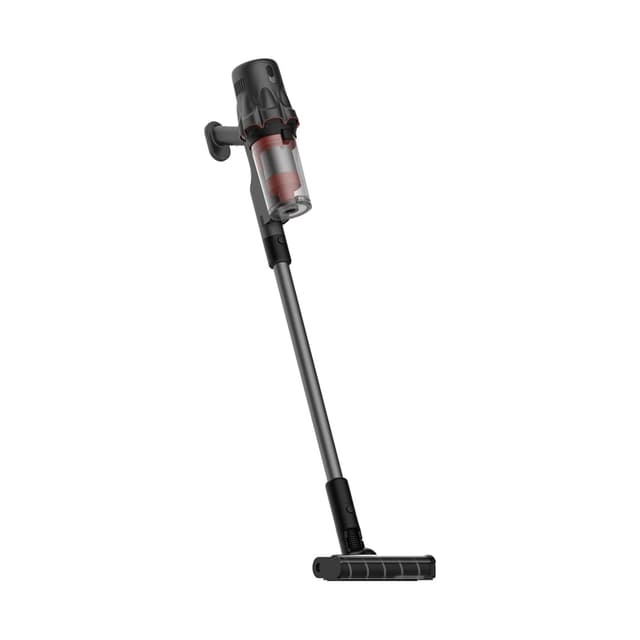 Беспроводной вертикальный пылесос со станцией, Deerma, DEM-T30W Station, Сила всасывания 19 000 Па, Аккумулятор 2500 мАч, Автономная работа 45 мин, Объём пылесборника 560 мл (станция – 1.8 л), Зеленый свет, Черный