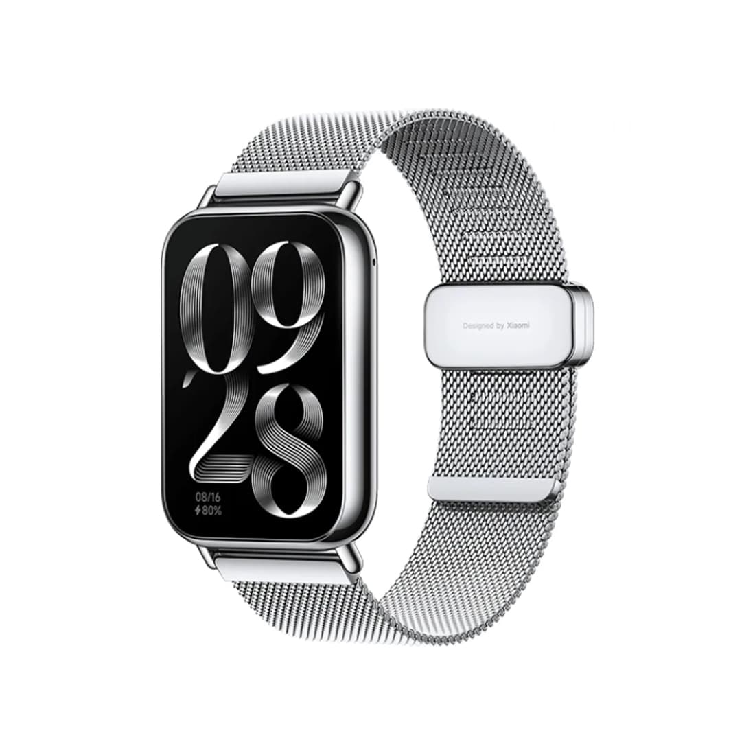 Сменный браслет, Xiaomi, Milanese Quick Release Strap, M2306AS1/BHR8012GL, Совместим с band 8 Pro/9 ProRedmi Watch 4/5, Серебристый