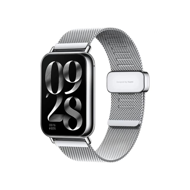 Сменный браслет, Xiaomi, Milanese Quick Release Strap, M2306AS1/BHR8012GL, Совместим с band 8 Pro/9 ProRedmi Watch 4/5, Серебристый