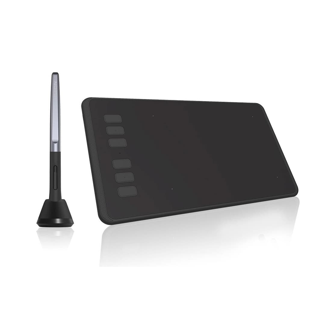 Графический планшет, Huion, H640P, Разрешение 5080 lpi, Чувствительность к нажатию 8192, Интерфейс USB, Рабочая область 160*100 мм. (6,3"х 3,9"), Чёрный