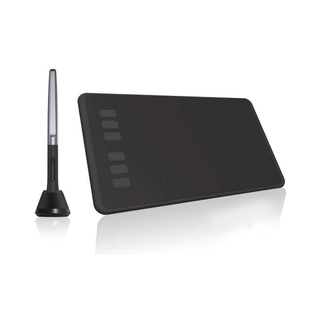 Графический планшет, Huion, H640P, Разрешение 5080 lpi, Чувствительность к нажатию 8192, Интерфейс USB, Рабочая область 160*100 мм. (6,3"х 3,9"), Чёрный