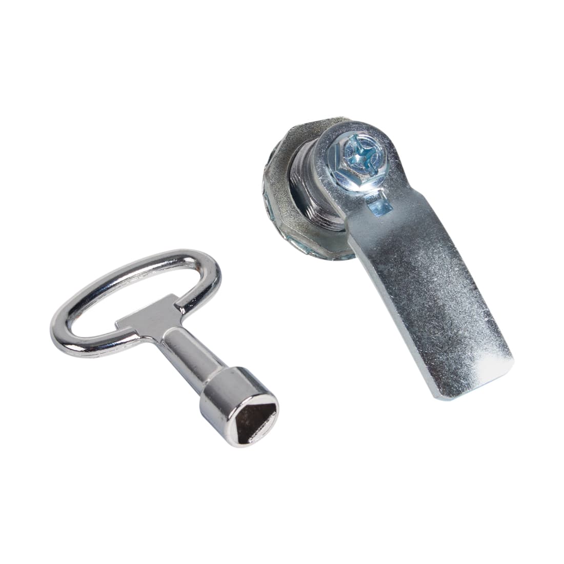 Замок металлический с ключом, Deluxe, MS701, (замок+язычок+ключ)