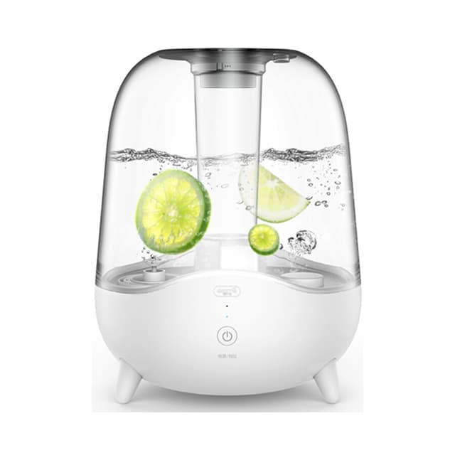 Увлажнитель воздуха, Deerma, F325, Мощность 25 Вт, Управление механическое, Обслуживаемая площадь 30 м, Объем резервуара 5л, Скорость испарения 300 мл/ч, Возможность ароматизации воздуха, Белый