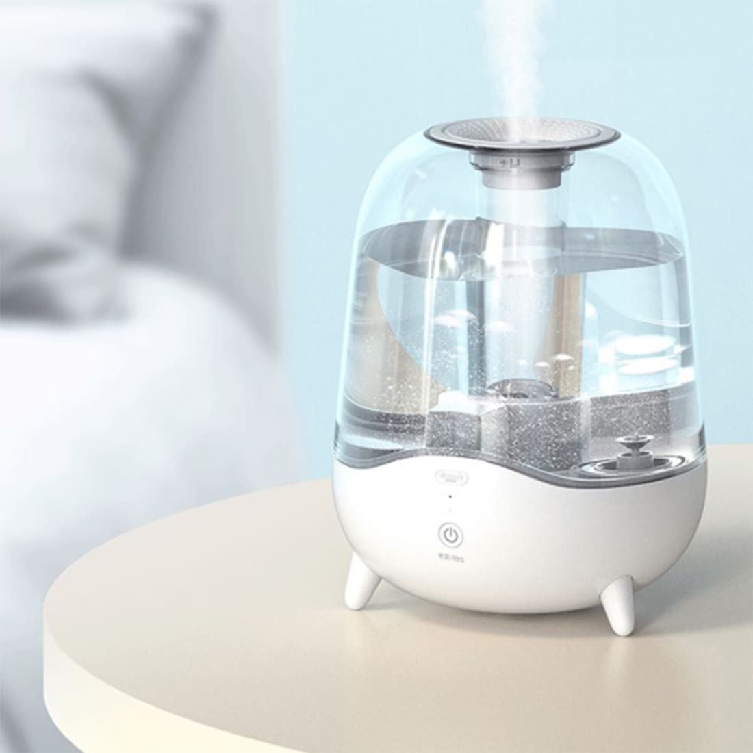 Увлажнитель воздуха, Deerma, F325, Мощность 25 Вт, Управление механическое, Обслуживаемая площадь 30 м, Объем резервуара 5л, Скорость испарения 300 мл/ч, Возможность ароматизации воздуха, Белый