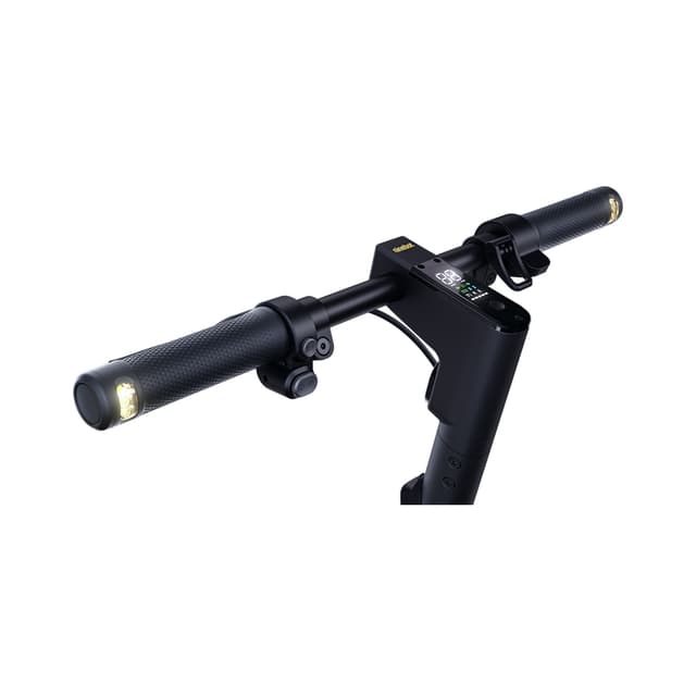 Электросамокат, Ninebot, KickScooter MAX2, Теоретический запас хода до 75 км, Максимальная скорость 25 км/ч, Мощность 450 Вт, Вес 24.3 кг, Макс. уклон 22%, 10-дюймовая пневматическая шина c защитой от проколов, Передняя гидравлическая и задняя двойная рессорная подвеска, Звуковой сигнал-сигнализация, Серый